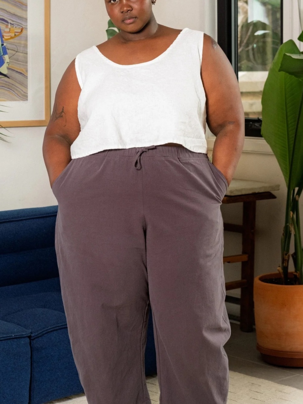 Shelter Jules pants in slate - XS